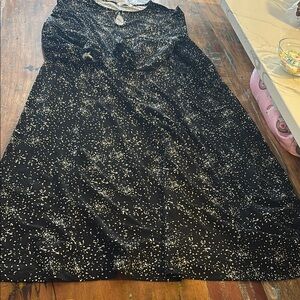 Penningtons Black and White Patterned Dress